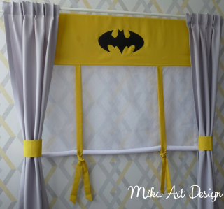 Batman Curtain Roller Blind Panel 121-140 cm