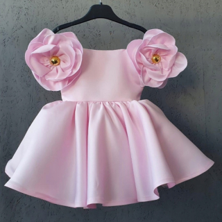 Party dievčatko princezné šaty 2022 Girls Bowknot