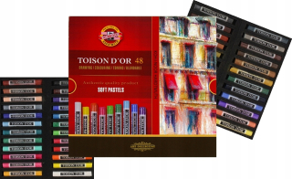 Pastely z Toison d` CORS suché 48 ks koh-i-noor