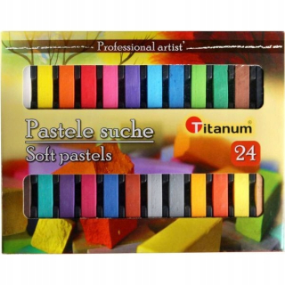 Suché pastely 24 titanum farieb