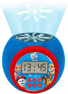 Paw Patrol projektor Clock Psi hliadku