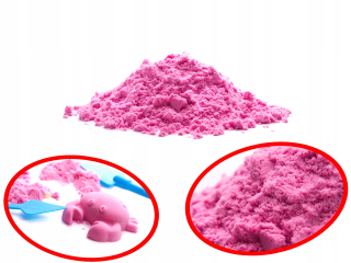 Kinetický piesok 1 kg v ružovom taške