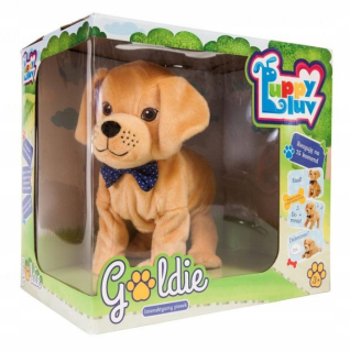 Interaktívny pes Goldie reaguje na 15 príkazov!