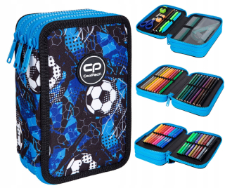Puzdro pre ceruzku 3 Coolpack komory s loptičkou zariadenia