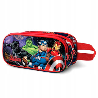 Two -Chamber Pencil Case Avengers 3d Marvel