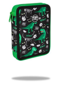 Dvojité puzdro na ceruzku so zariadením - Jumper XL - Dino