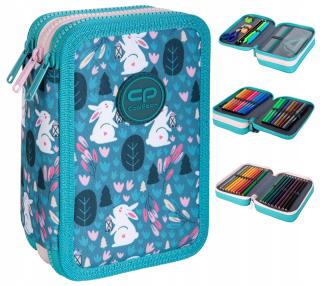 Puzdro na ceruzku s 3-komorným zajačikom Coolpack vybavenie