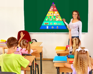 Pyramída s magnetickou výživou