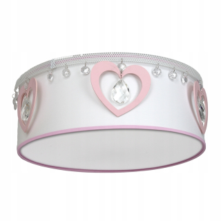 Crystal Plaf + Heart 2xe27 Eco-Light