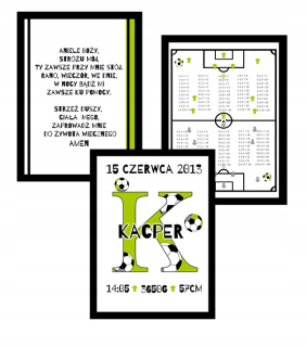 Plagáty Futbalové futbalové modlitba 33x44