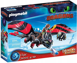 PlayMobil 70727 Dragon Racing Szczerbatek+ škytavky