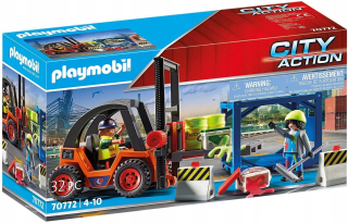 PlayMobil 70772 Vozhovka s nakladacími blokmi
