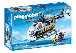 Akčná helikoptéra Playmobil City. špeciálne
