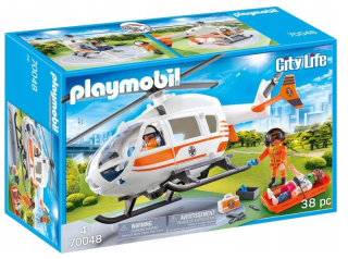 PlayMobil City Life 70048 Záchranárový vrtuľník