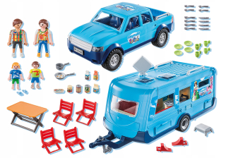 PlayMobil Jeep s karavanom karavanom 9502
