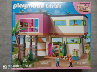 PlayMobil Modern Villa 5574+okrúhla posteľ 5583