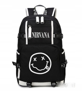Nirvana Smiley Face Kurt Cobain USB batoh