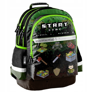 Minecraft Gaming Start Paso School Batoh