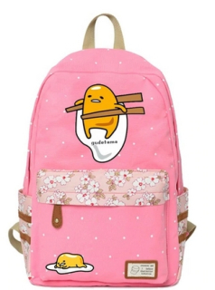 Gudetama lenivý vaječný mládežnícky batoh lacný