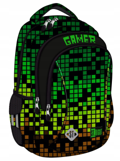 Pixel Gamer St.right 3-CHAMBER School Batoh
