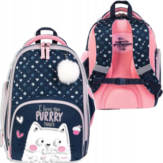 School Backpack St. Majewski Kitty Kitty 3040 Cat