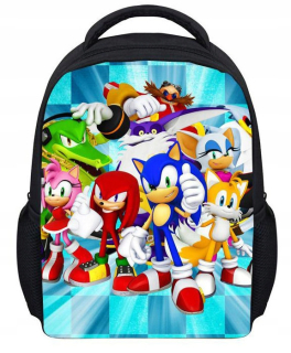 Backpack Schoolbag Sonic the Hedgehog Robocar
