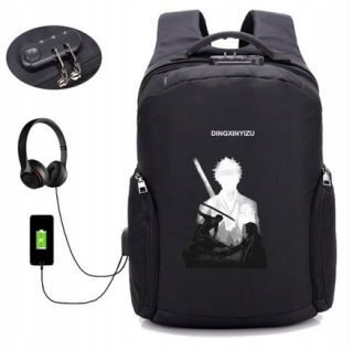 Batoh pre notebook z anime bielidla s USB