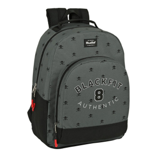 BlackFit8 Gray School Batoh (32 x 42 x 1