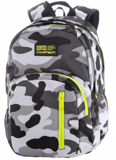 Coolpack Discovery Camo Yellow Neon School Batoh