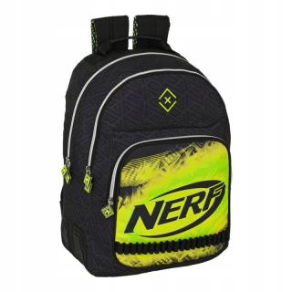 Nerf School Backpack Black Lime (32 x 42 x 15 c