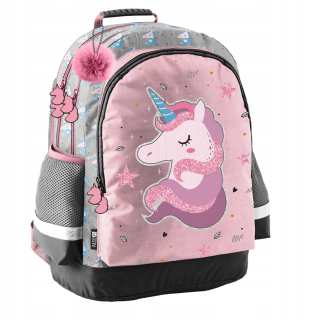 Paso Unicorn School Backpack Pink Unicorn
