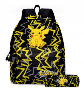 SET školský batoh Pokemon Pikachu + peračník