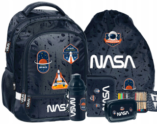Čierna škola batoh pre chlapca NASA set