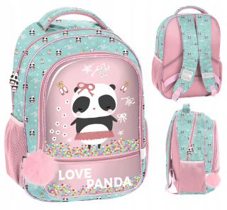Školský batoh pre panda dievča
