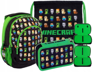 Batoh pre mládež pre chlapca Minecraft