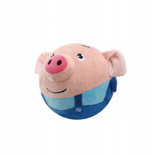 Plyšový elektrický modrý skákací loptičku