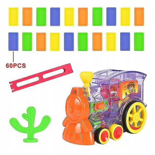Model hračiek elektrického vlaku domino color c