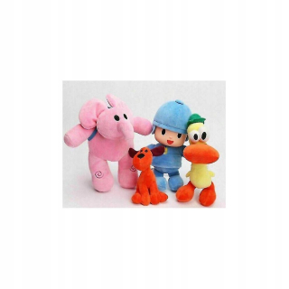 Pocoyo Elly Pato Loula mäkké plyšové plnené