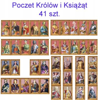 Sada kráľov a princov 41 ks vo formáte fólie A3