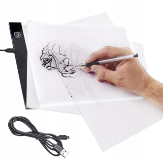 Osvetlená doska na kreslenie A4 3W USB LED