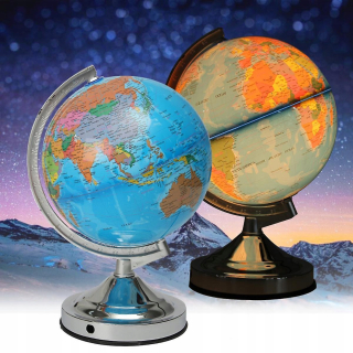 Osvetlené hodnotenia Rotary Lamp World Earth Globe Hodnotenia