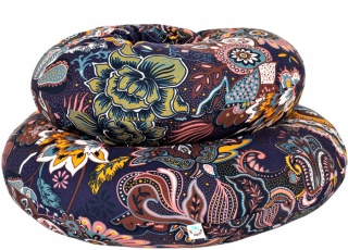 Vankúš na spanie pre tehotnú boho námornícku modrá