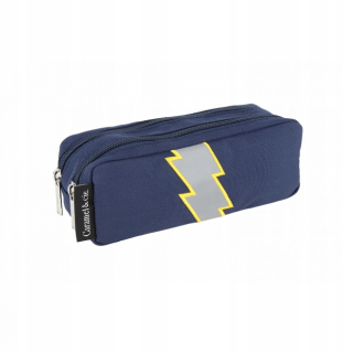 Double Caramel & Cie Lightning Navy Cencil Case