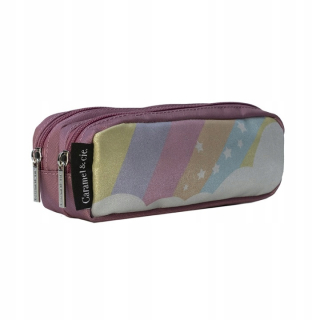 Puzdro s dvojitým ceruzkou Caramel & Cie Starry Rainbow