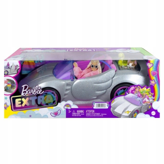 Barbie Extra Stars Cabriolet vozidlo + príslušenstvo