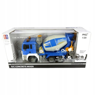 MAN VOZIDLO Blue betónový mixér R/C Double Eagle