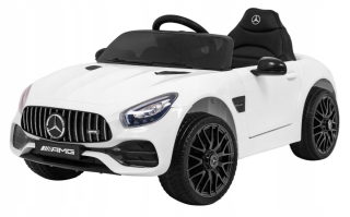 Mercedes benz gt biele vozidlo