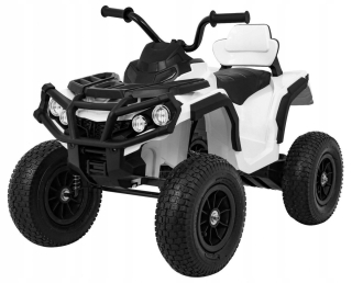 Quad ATV vozidlo čerpané biele kolesá