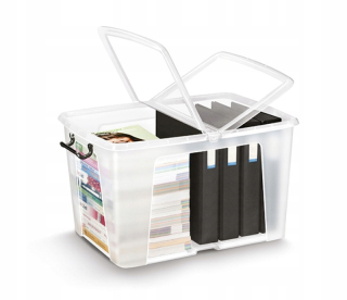 Uzavretý kontajner SmartBox 65L Transparent