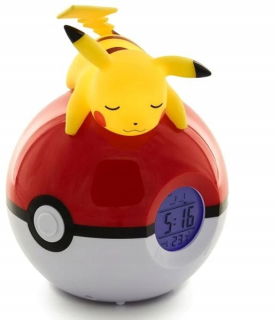 Pikachu Pikachu Radiobudzik s nočnou lampou